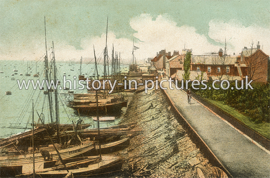 River and Quay, Burnham on Crouch, Essex. c.1905
